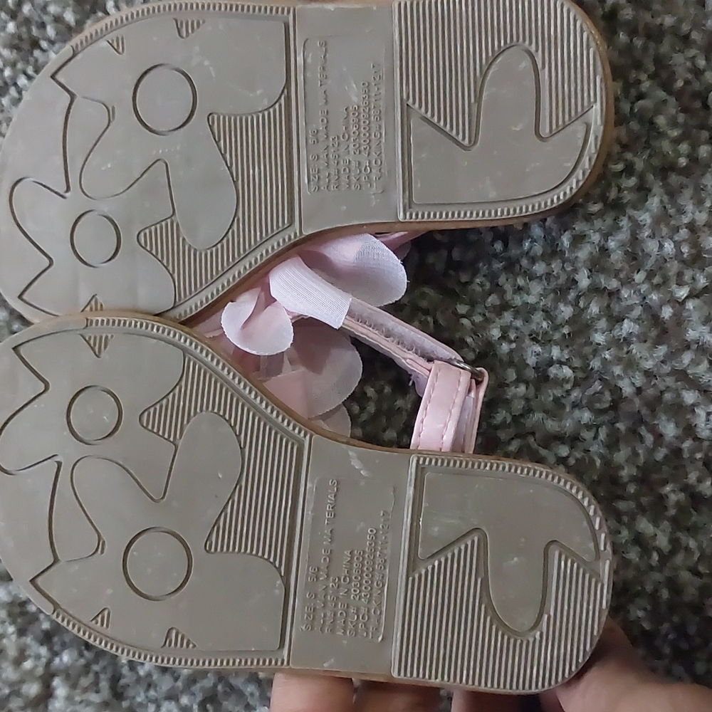 Pink and Tan Sandals - Picture 3 of 3